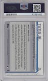 Fernando Tatis Jr. from the 2019 Topps Chrome Update set graded by PSA and given an overall grade of 10.