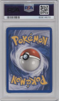 Muk from the 2006 Pokemon EX set graded by PSA and given an overall grade of 8.