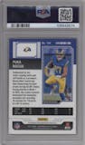 Puka Nacua from the 2023 Panini Contenders Optic set graded by PSA and given an overall grade of 8.