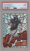 Jalen Hurts from the 2024 Panini Absolute set graded by PSA and given an overall grade of 9.