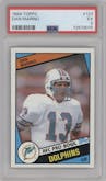 Dan Marino from the 1984 Topps set graded by PSA and given an overall grade of 5.