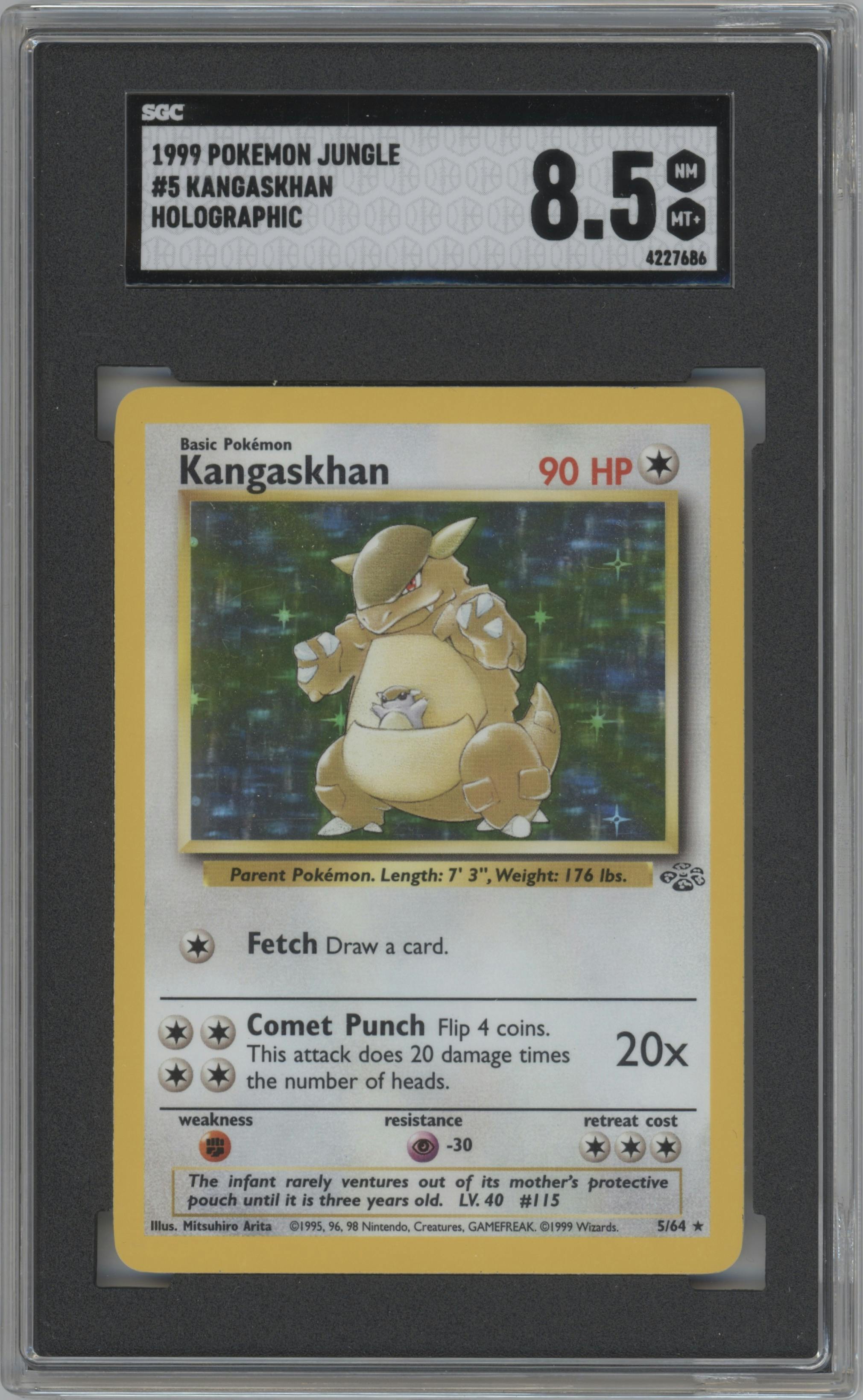 PSA Kangaskhan top 1st Edition Holo