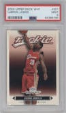 LeBron James from the 2003 Upper Deck MVP set graded by PSA and given an overall grade of 9.