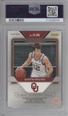 Austin Reaves from the 2021-22 Panini Prizm Draft Picks set featuring a Purple Ice parallel graded by PSA and given an overall grade of 10.