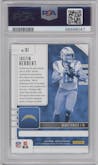Justin Herbert  from the 2020 Panini Absolute set graded by PSA and given an overall grade of 10.