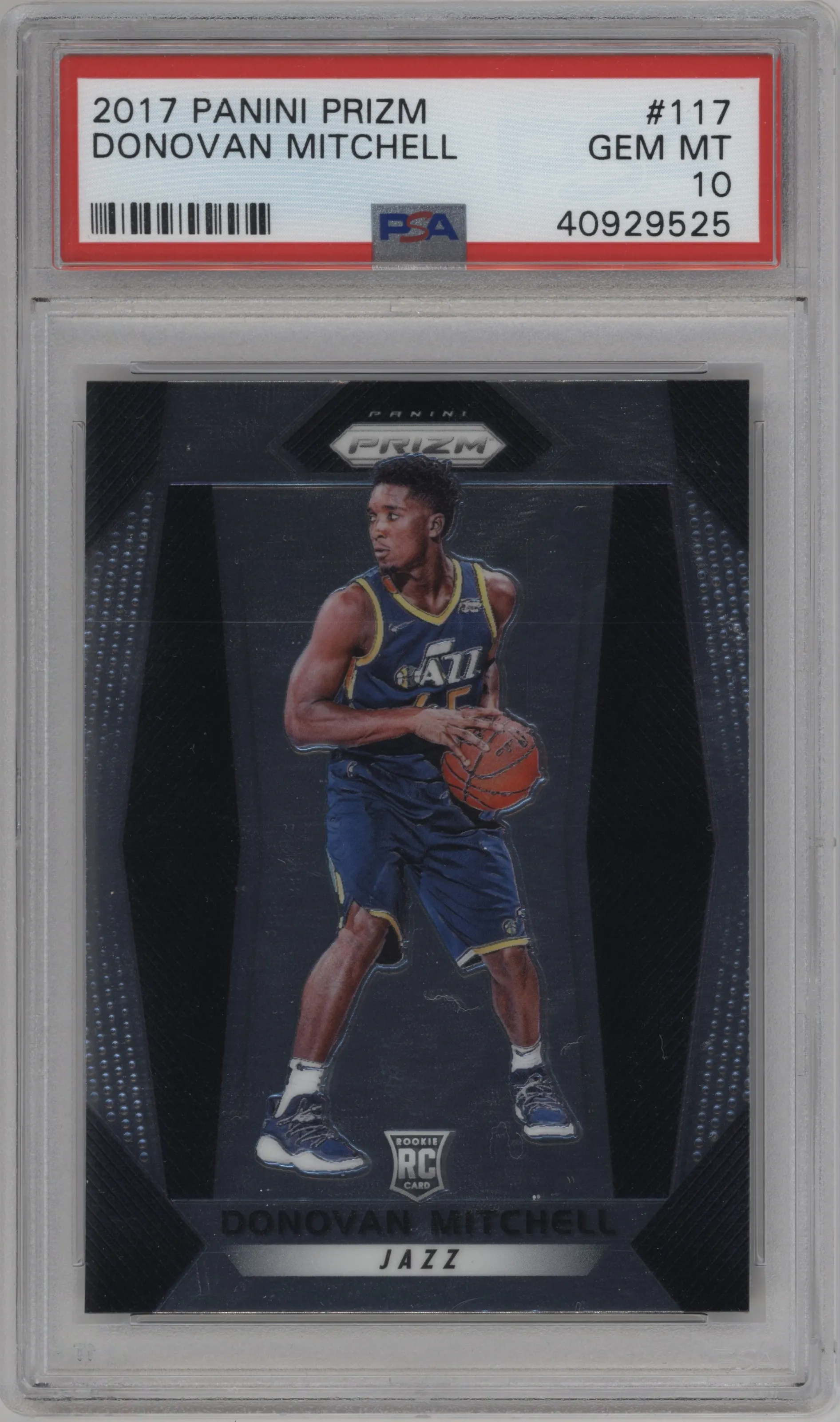 2017 Panini Prizm Donovan Mitchell PSA 10