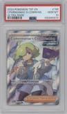 Ciphermaniac's Codebreaking from the 2024 Pokemon SV set graded by PSA and given an overall grade of 10.