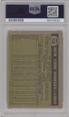 New York Yankees Team from the 1961 Topps set graded by PSA and given an overall grade of 3.