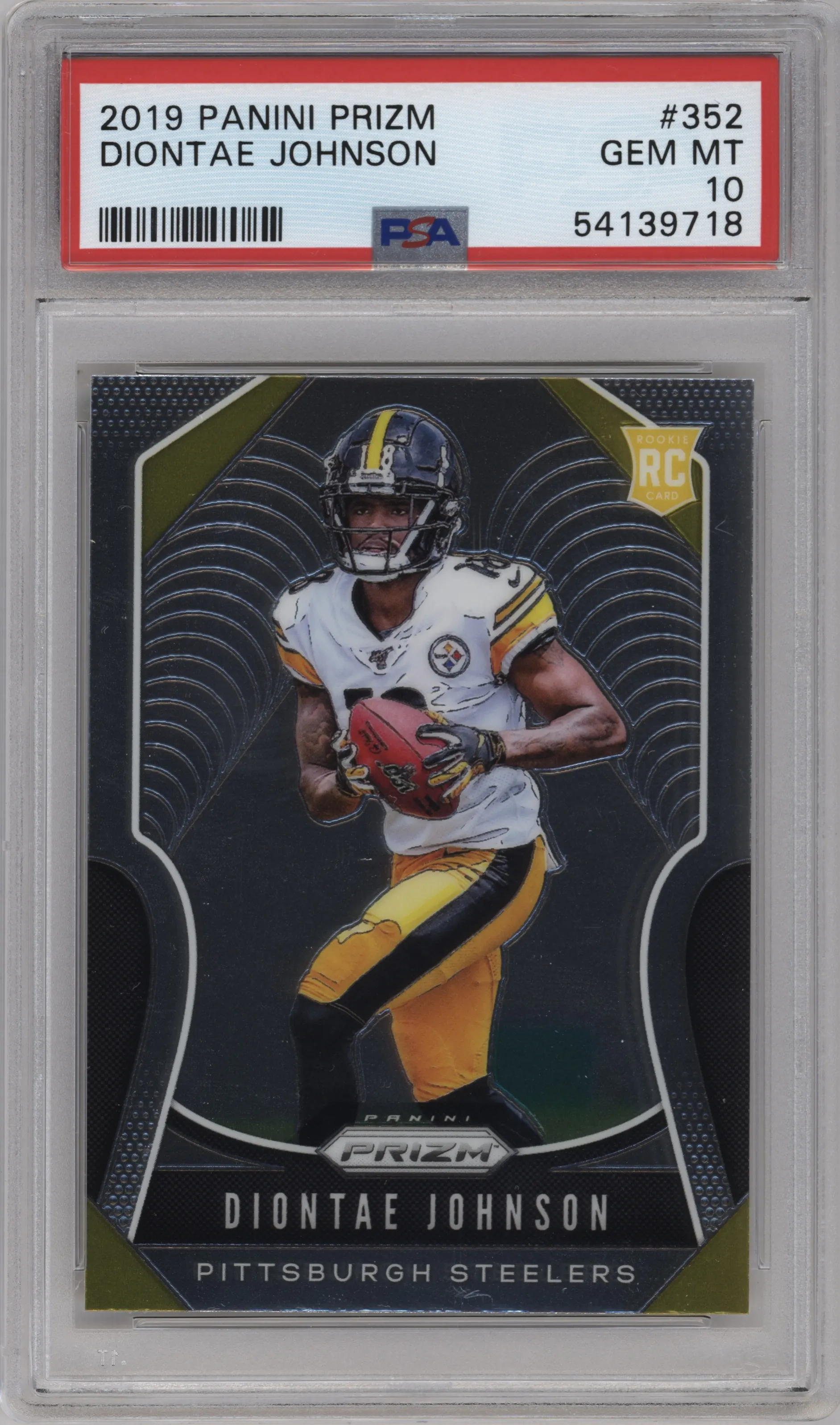 2019 Panini Prizm Diontae Johnson #352 PSA 10