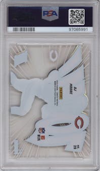 DJ Moore from the 2023 Panini Zenith set graded by PSA and given an overall grade of 10.