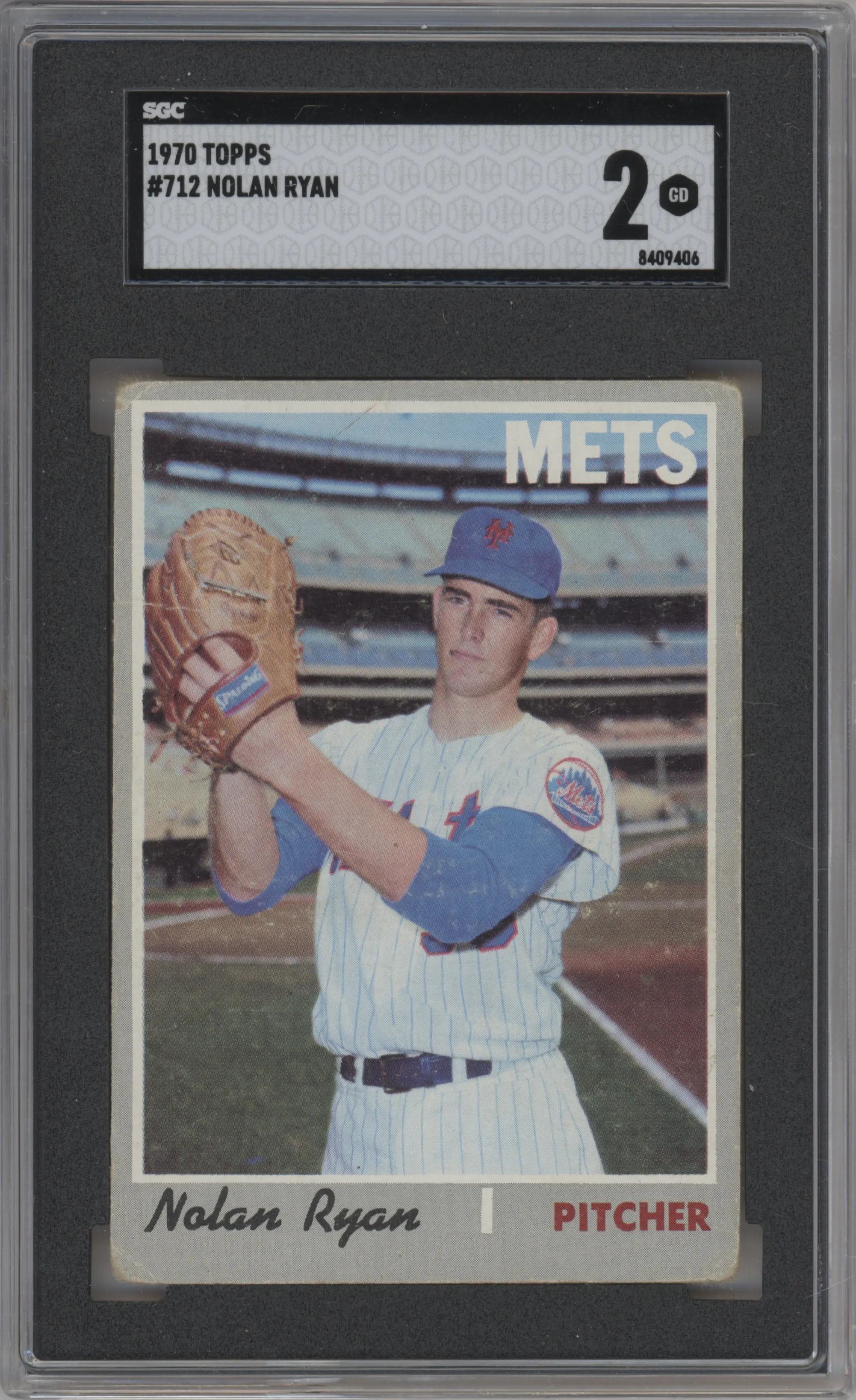 1970 Topps Nolan Ryan #712 SGC 2