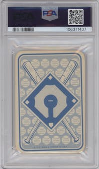 Mickey Mantle from the 1968 Topps set graded by PSA and given an overall grade of 5.