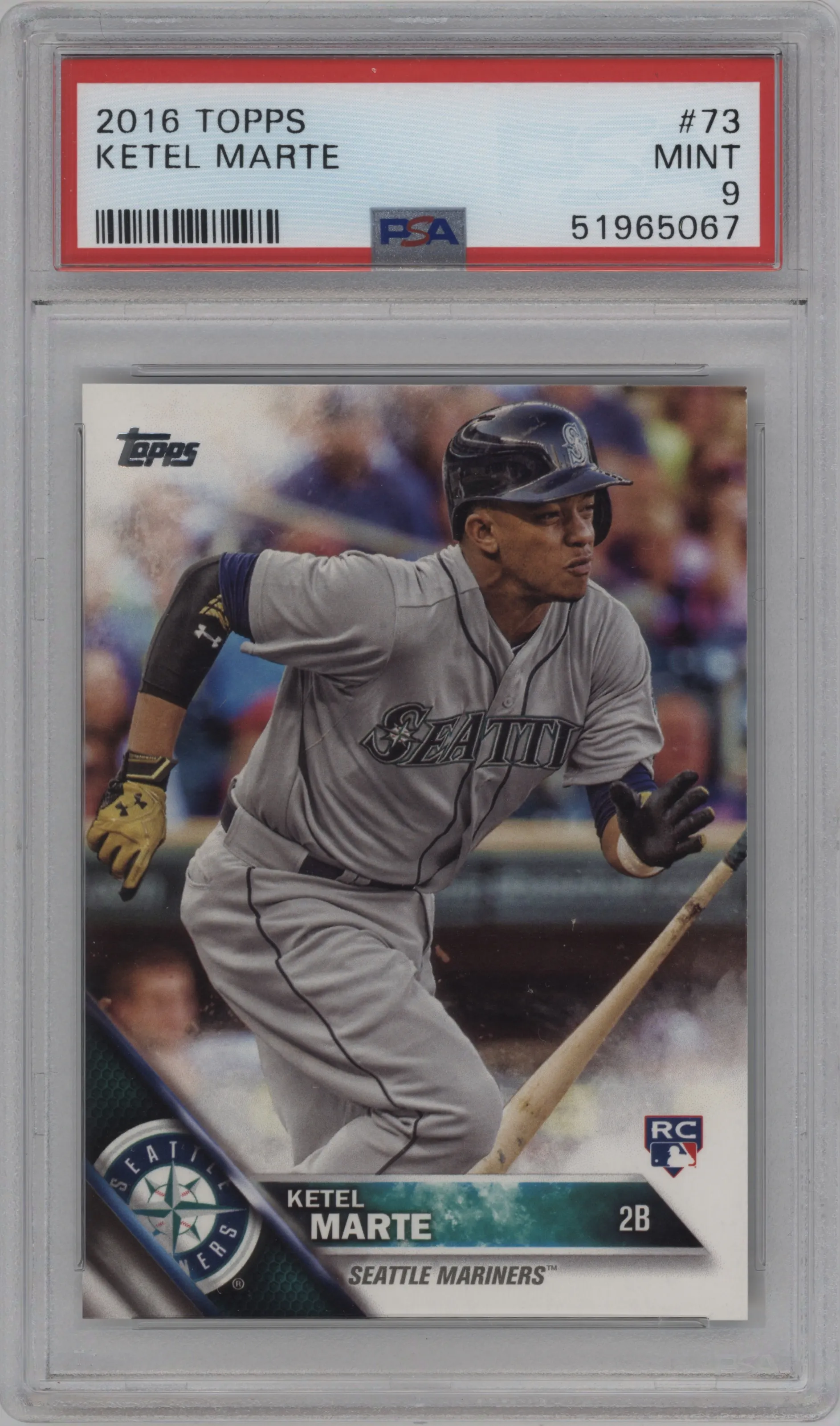 2016 Topps Series 1 Ketel Marte #73 PSA 9