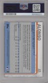 Pete Alonso from the 2019 Topps Series 2 set graded by PSA and given an overall grade of 10.