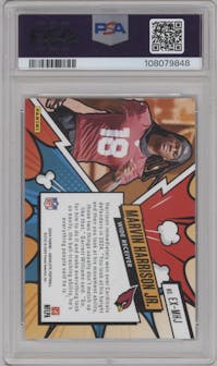 Marvin Harrison Jr. from the 2024 Panini Absolute set graded by PSA and given an overall grade of 10.