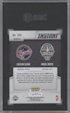 Caitlin Clark/Angel Reese  from the 2024-25 Panini Instant WNBA set graded by SGC and given an overall grade of 10.