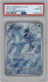 Articuno from the 2025 Pokemon SV set graded by PSA and given an overall grade of 10.