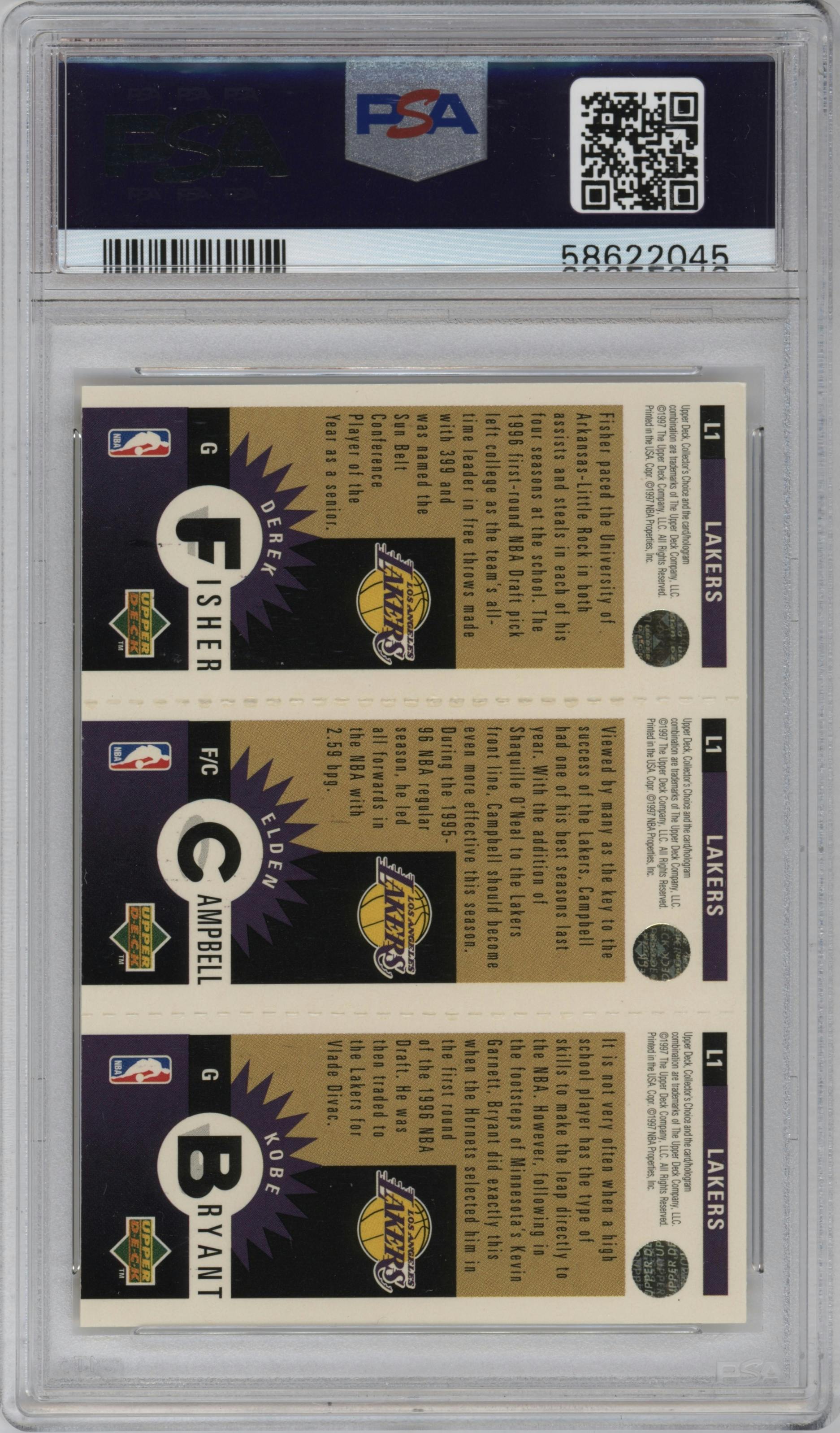 Kobe Bryant/Elden Campbell/Derek Fisher