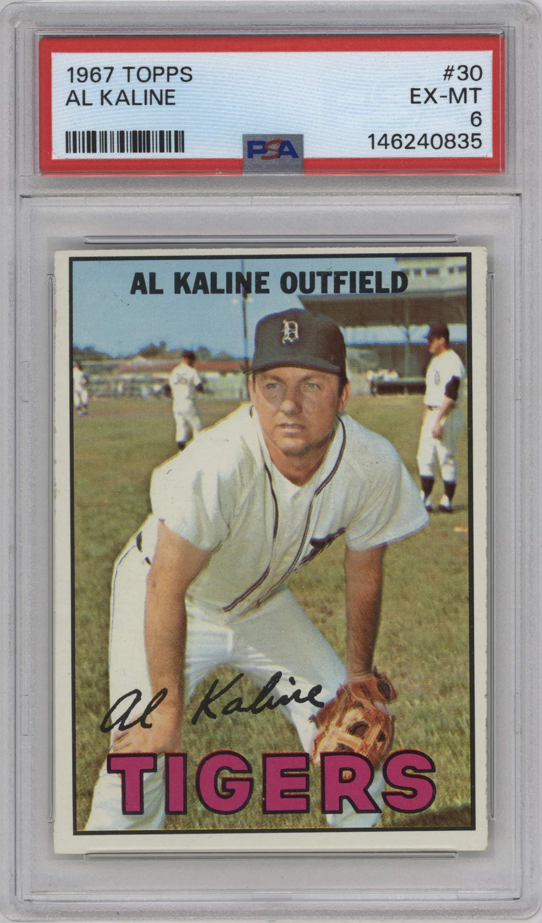 1967 Topps Al Kaline PSA 6