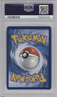 Leafeon GX from the 2019 Pokemon S&M  set graded by PSA and given an overall grade of 9.