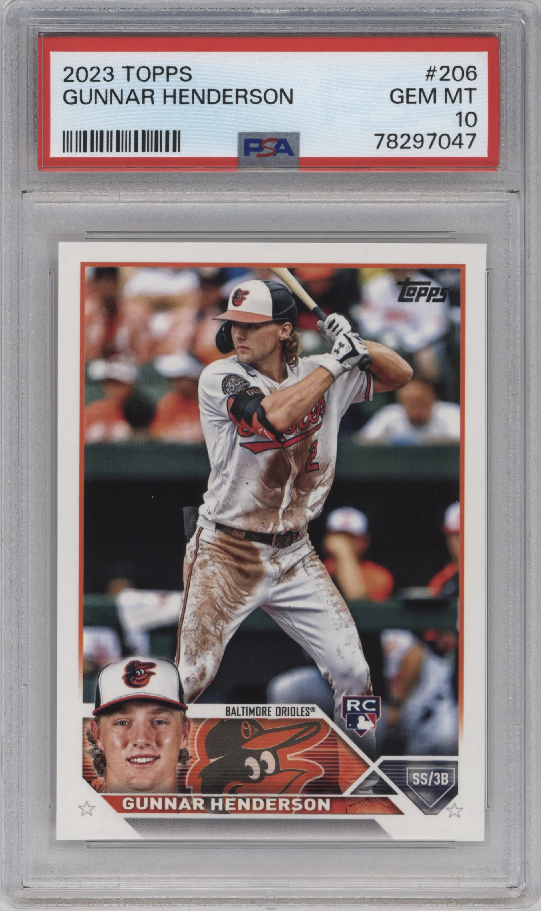 2023 Topps Gunnar Henderson PSA 10