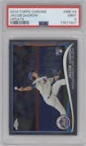 Jacob deGrom from the 2014 Topps Chrome Update   set graded by PSA and given an overall grade of 9.