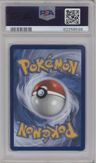 Charizard V from the 2020 Pokemon SWSH set graded by PSA and given an overall grade of 10.