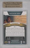 Kevin Durant from the 2007-08 Upper Deck Rookie Box Set set graded by Beckett and given an overall grade of 9.5.