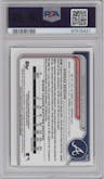 Douglas Glod from the 2024 Bowman set featuring a Blue Lunar Refractor parallel graded by PSA and given an overall grade of 10.