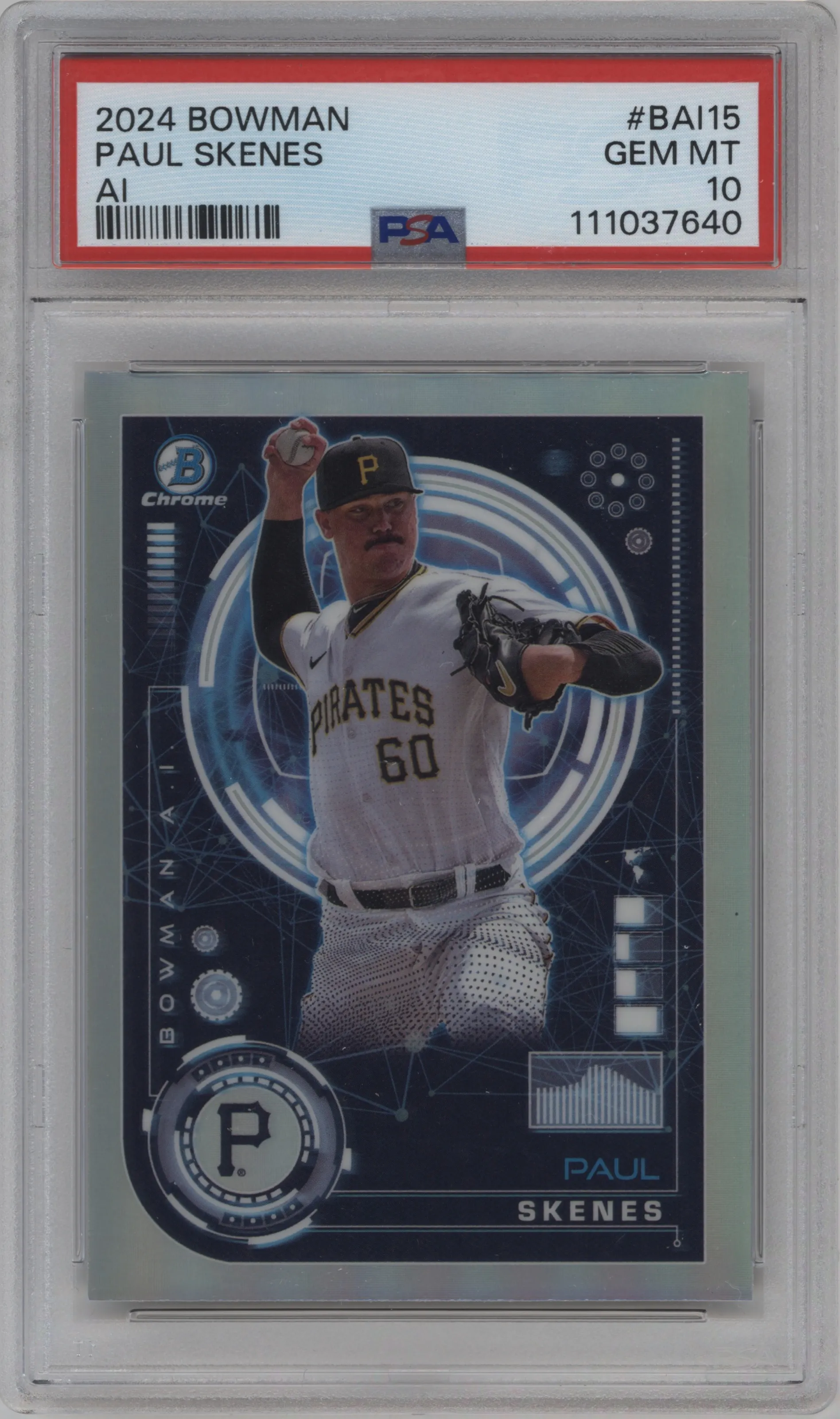 2024 Bowman A.I. Paul Skenes PSA 10
