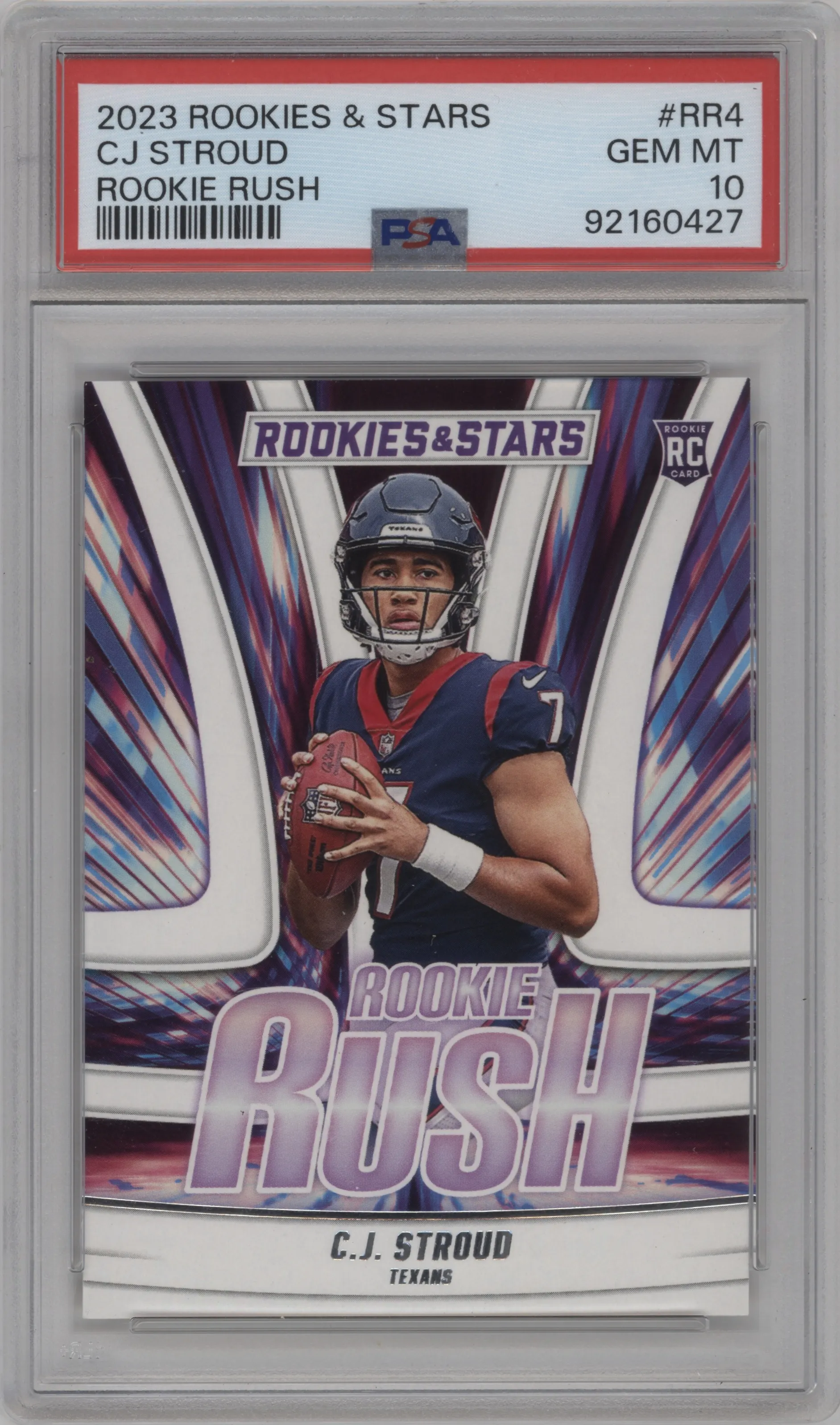 2023 Panini Rookies & Stars Rookie Rush C.J. Stroud PSA 10