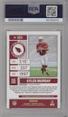 Kyler Murray from the 2019 Panini Contenders set graded by PSA and given an overall grade of 9.