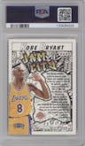 Kobe Bryant from the 1997-98 Fleer Ultra set graded by PSA and given an overall grade of 9.