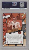 Joe Burrow from the 2023 Panini Absolute set graded by PSA and given an overall grade of 8.