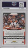 Joe Burrow from the 2020 Panini Prizm set graded by PSA and given an overall grade of 9.