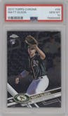 Matt Olson from the 2017 Topps Chrome set graded by PSA and given an overall grade of 10.