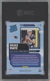 Drake Maye from the 2024 Donruss set graded by SGC and given an overall grade of 10.