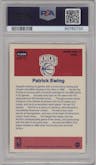 Patrick Ewing from the 1986-87 Fleer set graded by PSA and given an overall grade of 5.