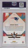 Drake Maye  from the 2024 Donruss set graded by PSA and given an overall grade of 10.