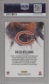 Caleb Williams from the 2024 Panini Phoenix set graded by PSA and given an overall grade of 9.