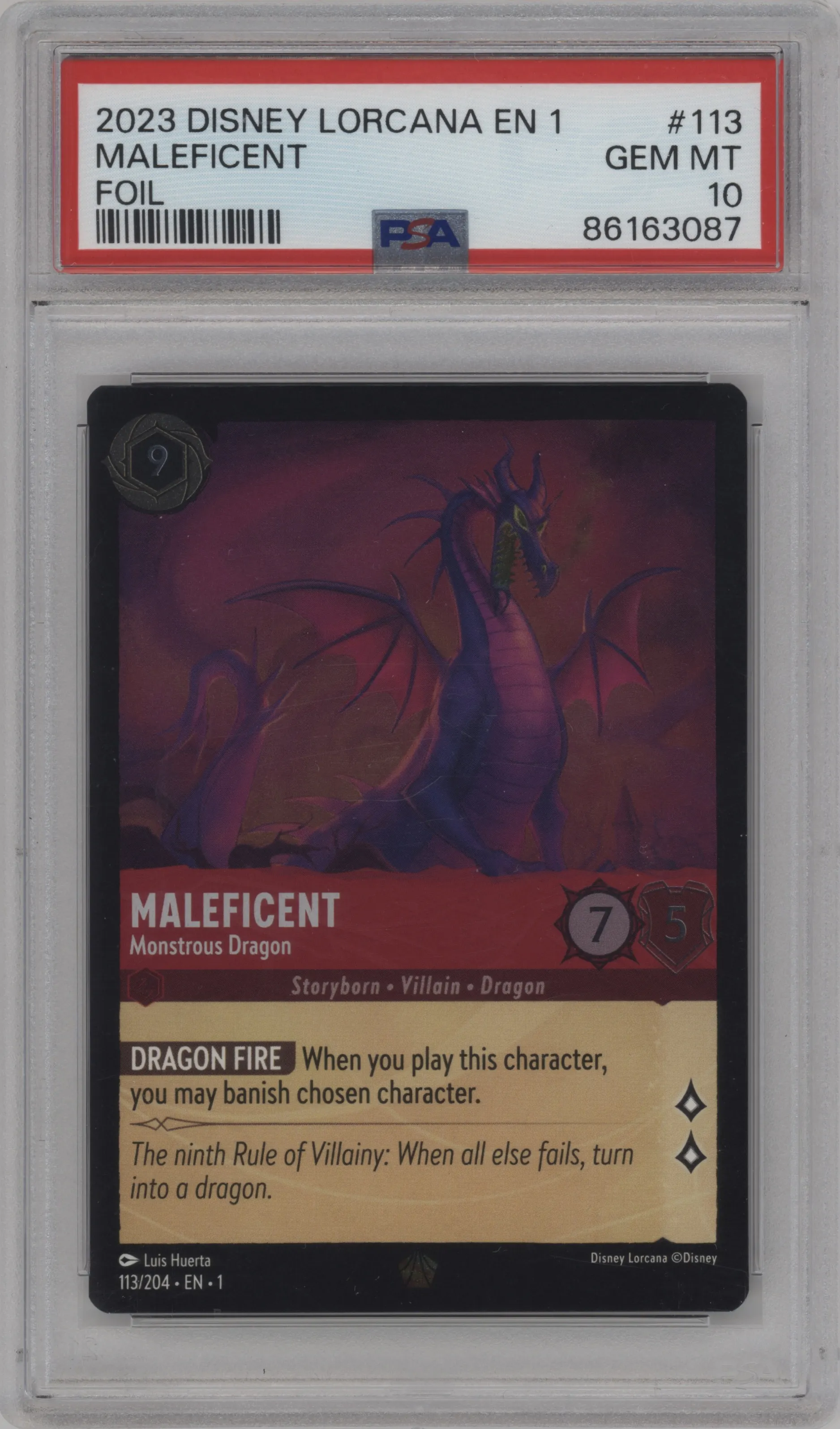 Maleficent Monstrous Dragon