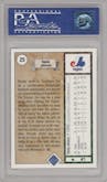 Randy Johnson from the 1989 Upper Deck set graded by PSA and given an overall grade of 9.