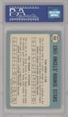 Tom Egan / Pat Rogan from the 1965 Topps set graded by PSA and given an overall grade of 8.