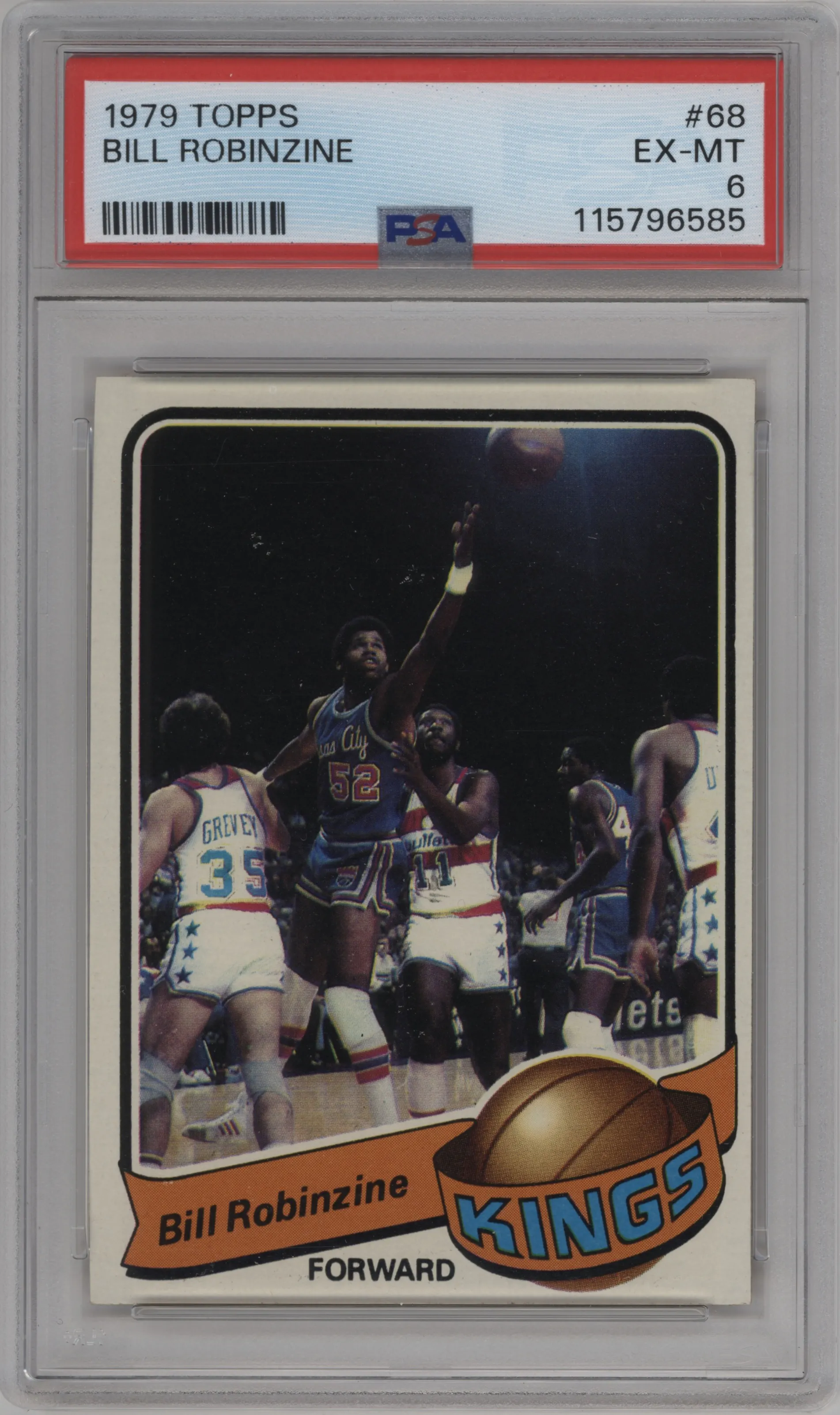 1979 Topps Bill Robinzine PSA 6