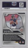 Caleb Williams from the 2024 Panini Prizm set graded by PSA and given an overall grade of 9.
