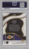 Anthony Davis from the 2023-24 Panini Select  set featuring a Zebra Prizm parallel graded by PSA and given an overall grade of 10.
