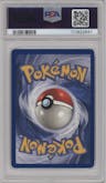Jolteon from the 1999 Pokemon set graded by PSA and given an overall grade of 7.