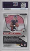 Michael Penix Jr. from the 2024 Panini Prizm set featuring a Green Wave parallel graded by PSA and given an overall grade of 9.