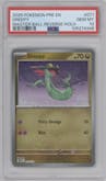 Dreepy from the 2025 Pokemon SV set featuring a Master Ball parallel graded by PSA and given an overall grade of 10.