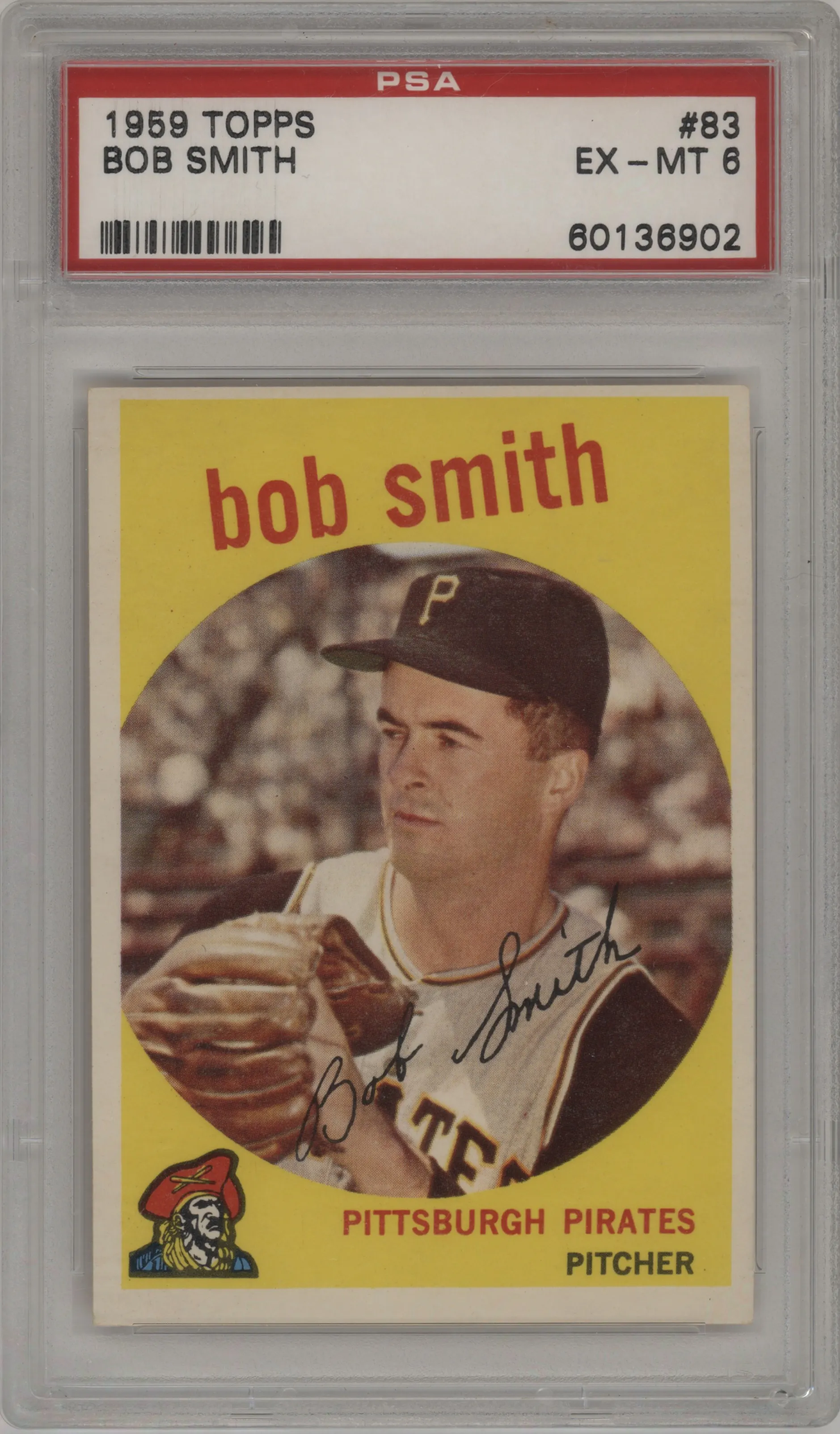 1959 Topps Bob Smith PSA 6